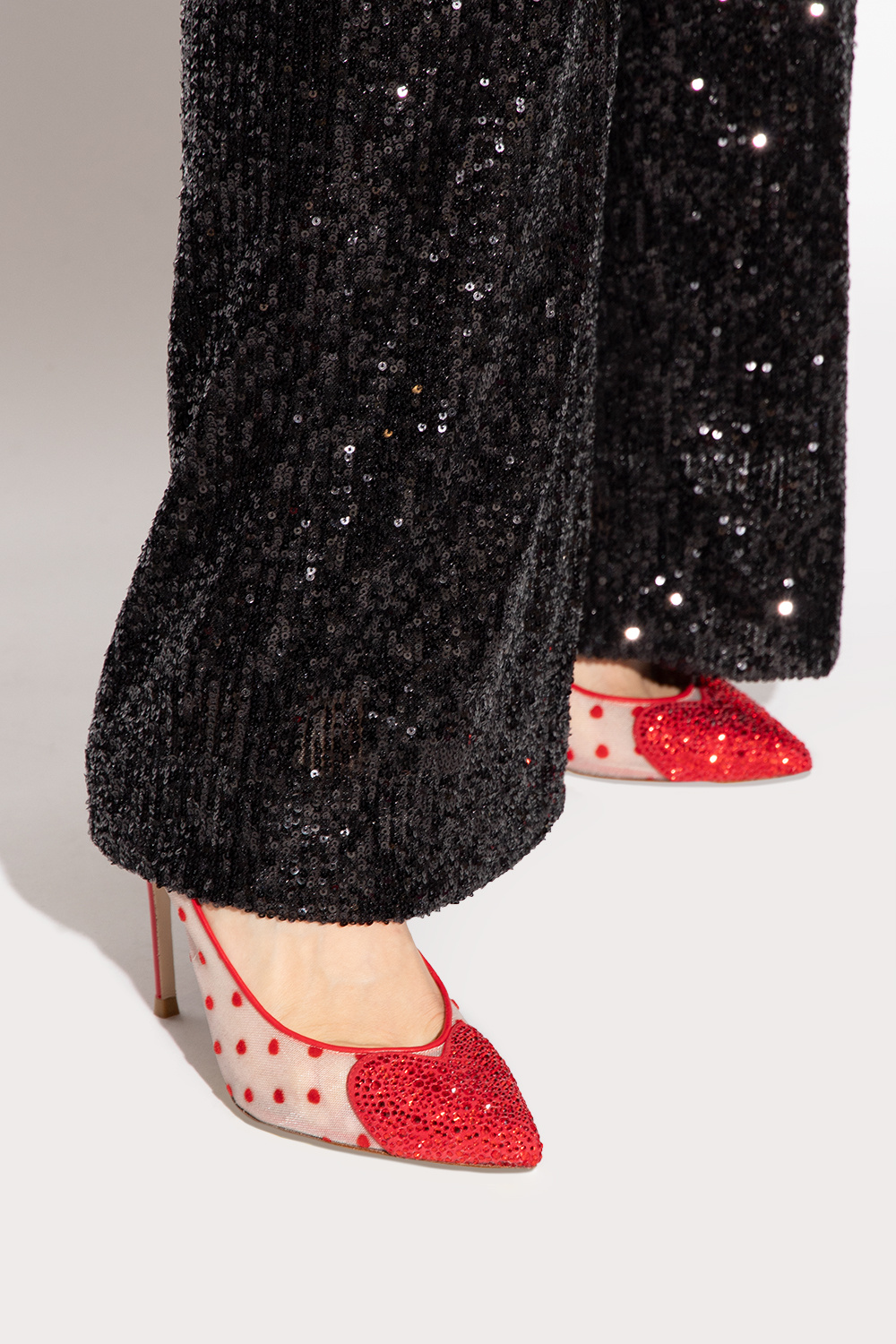 Red 'Amora' stiletto pumps Sophia Webster